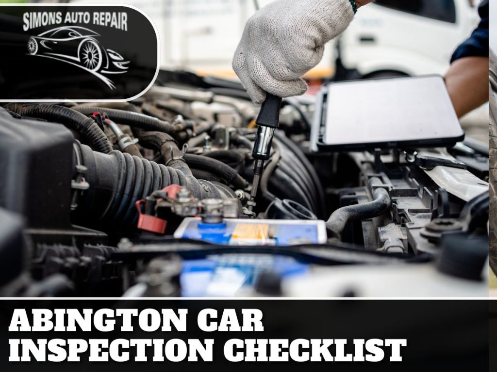 Abington Car Inspection Checklist