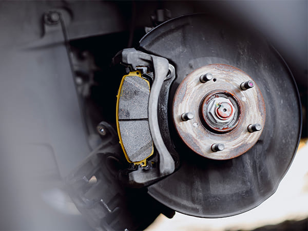 Bed in new brake pads